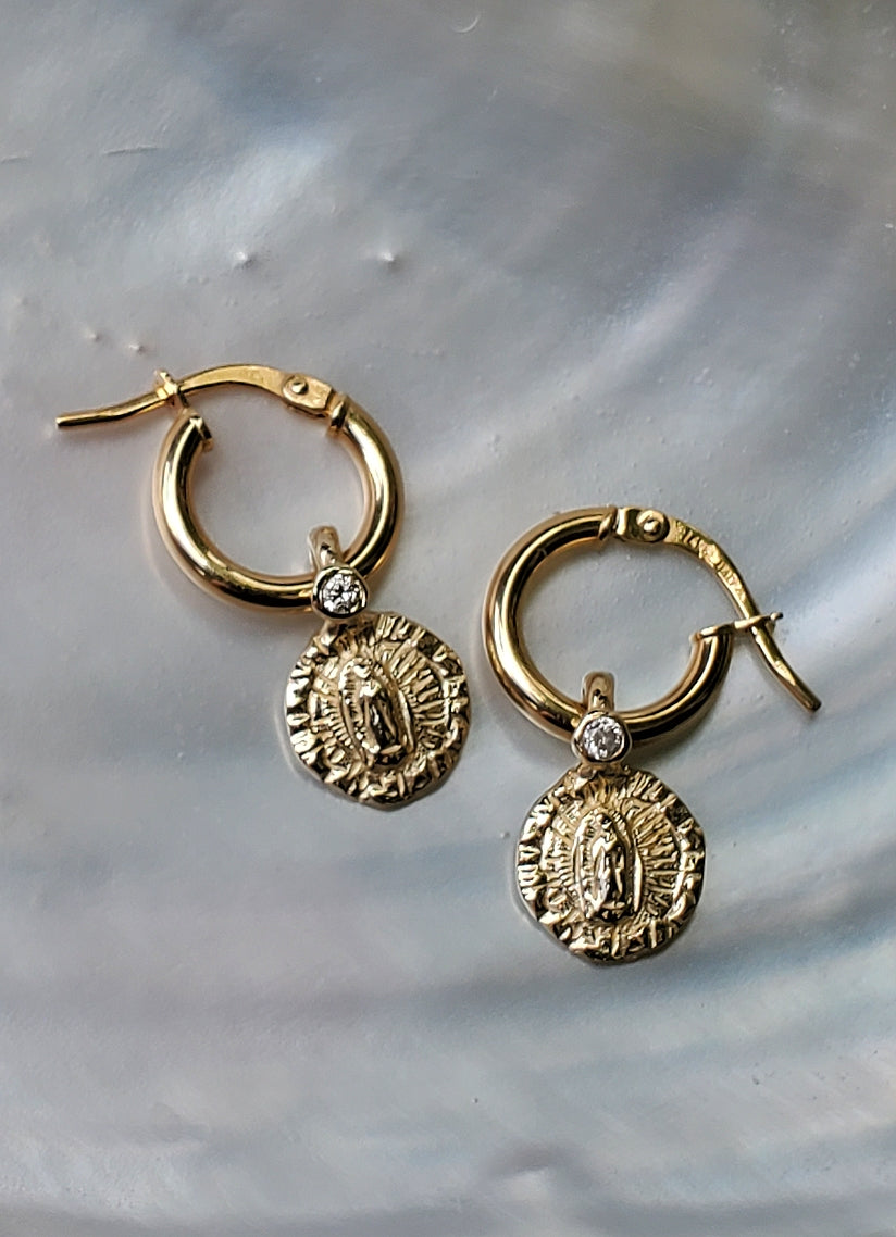 Petite Blessed Mother Earrings