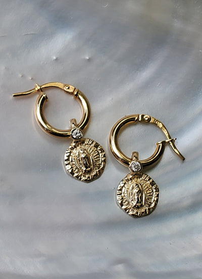 Petite Blessed Mother Earrings