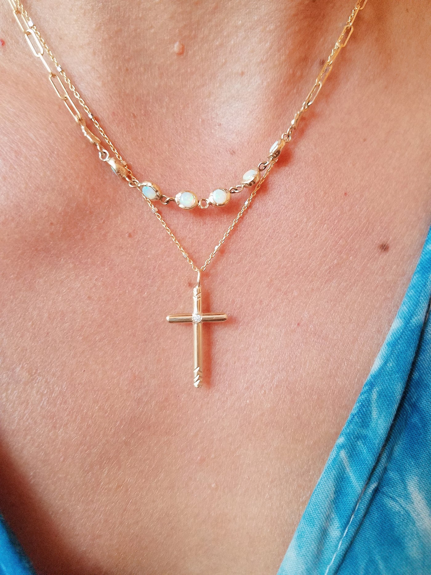 Cross of Light Necklace