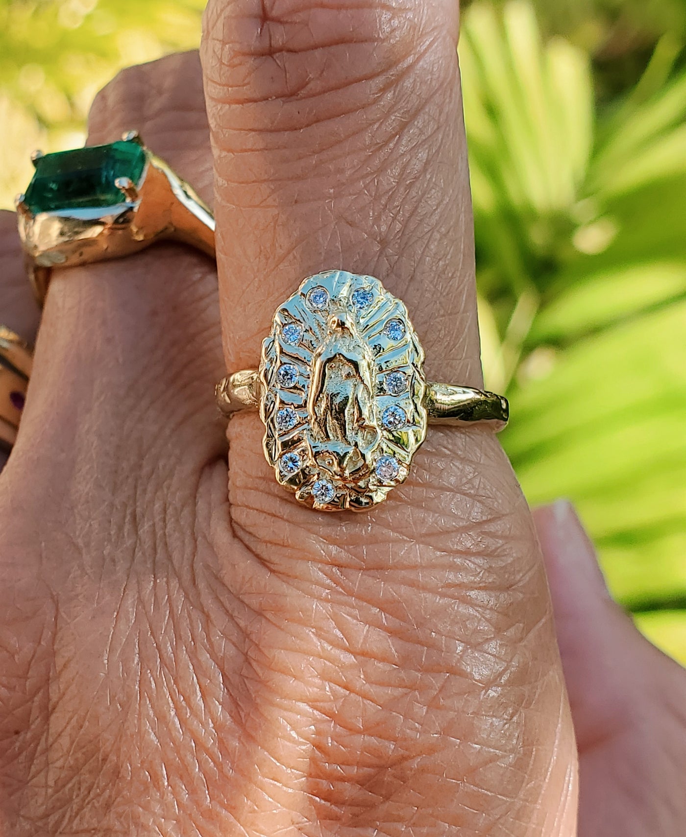 Our Lady of Guadalupe Halo Ring