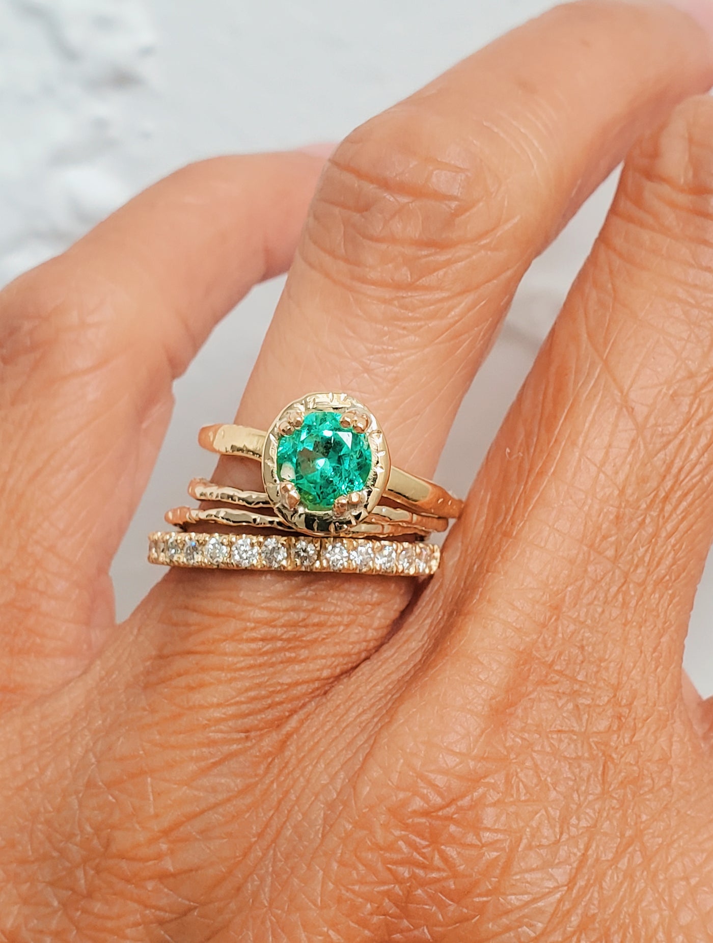 Protection Diamond Rings Guardian Circle of Protection Ring – COMMUNION by Joy