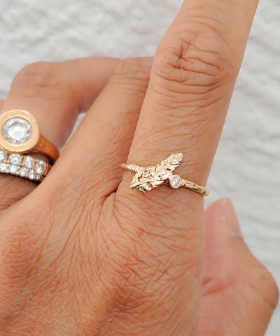 Protective Feather Ring