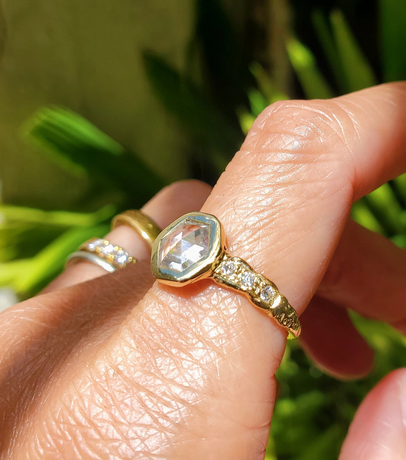 Magnificent Rosecut Diamond Ring