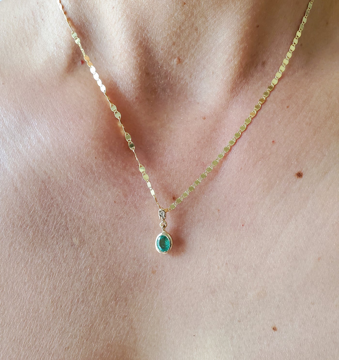 Emerald Love Necklace I