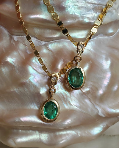 Emerald Love Necklace I