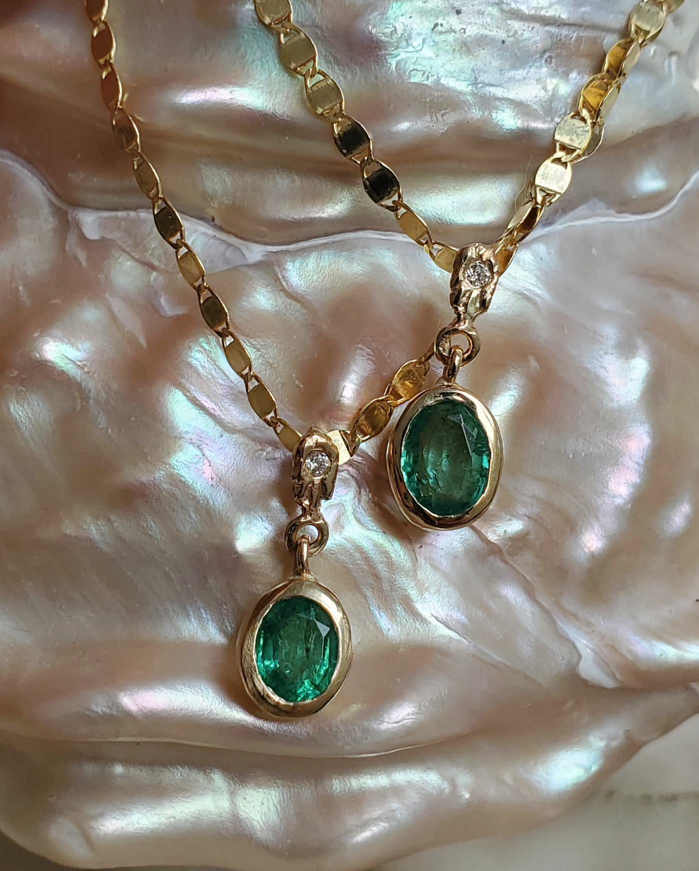 Pre - Order Emerald Love Necklace II