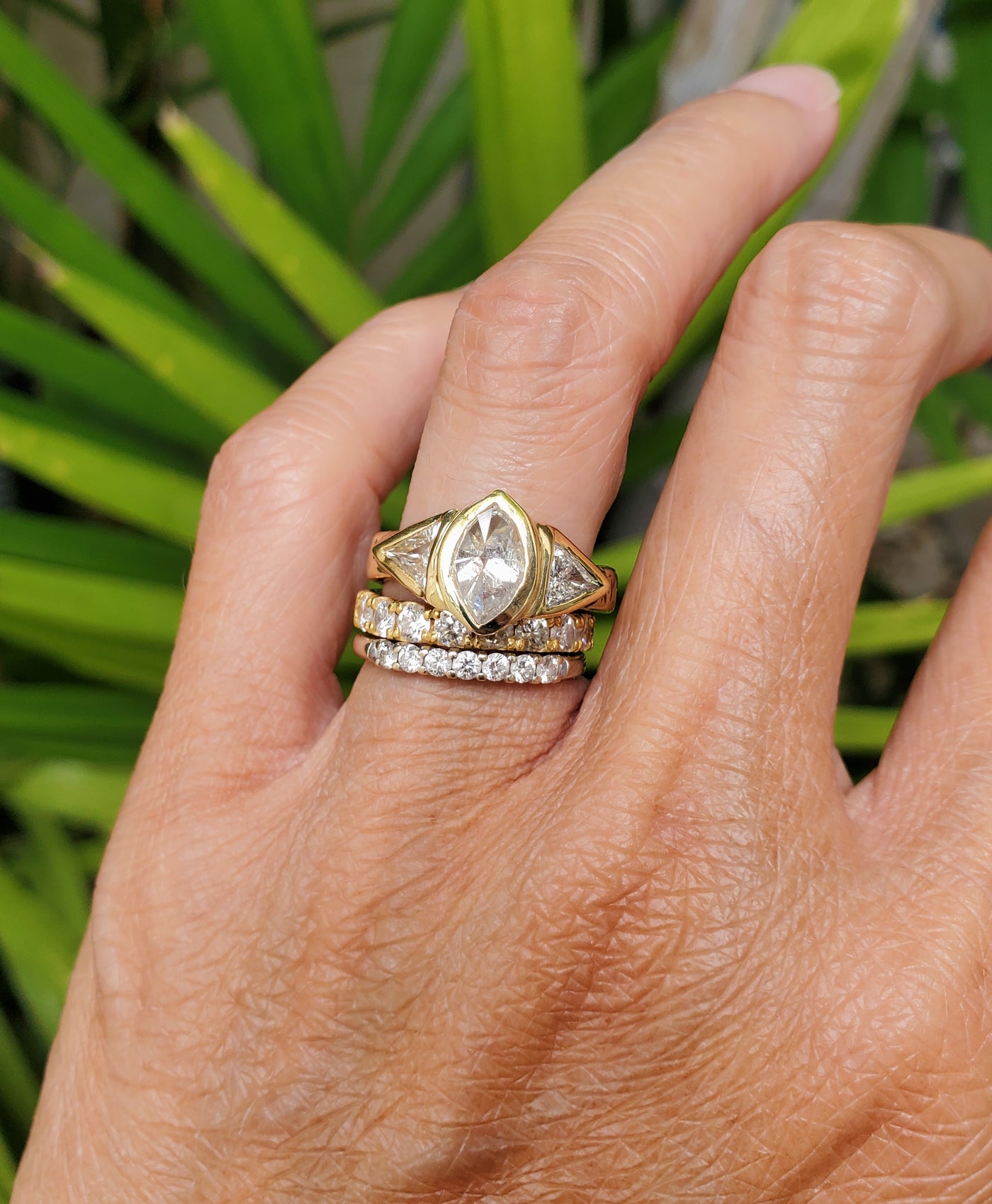 Supreme Sunlight Diamond Marquise Ring