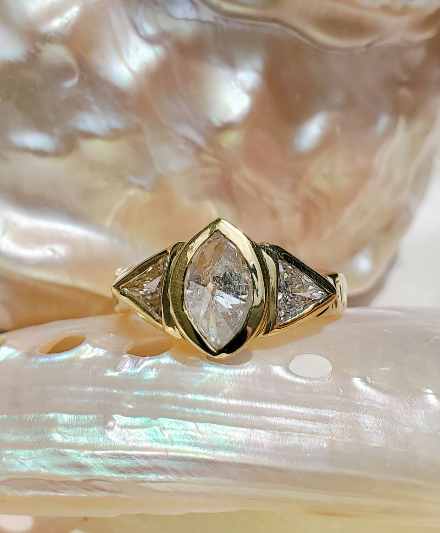 Supreme Sunlight Diamond Marquise Ring