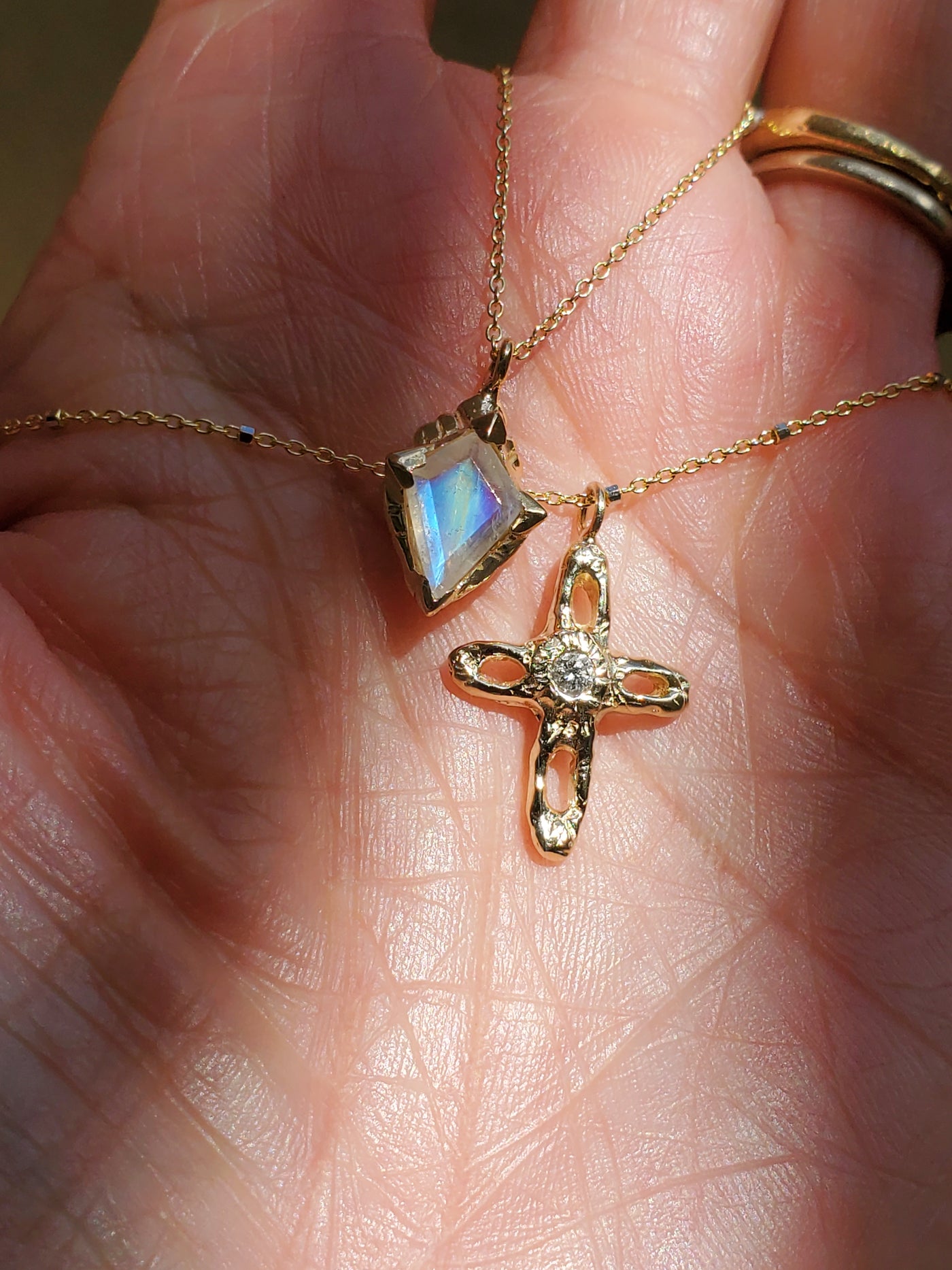 Holy Spirit Moonstone Necklace  - (Limited Edition)