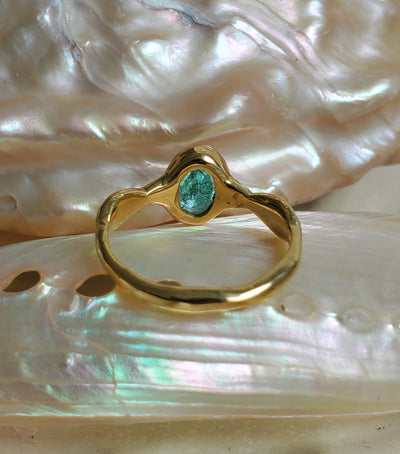 Enchanted Emerald Love  Ring