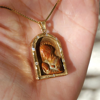 Mary of the Heart Necklace
