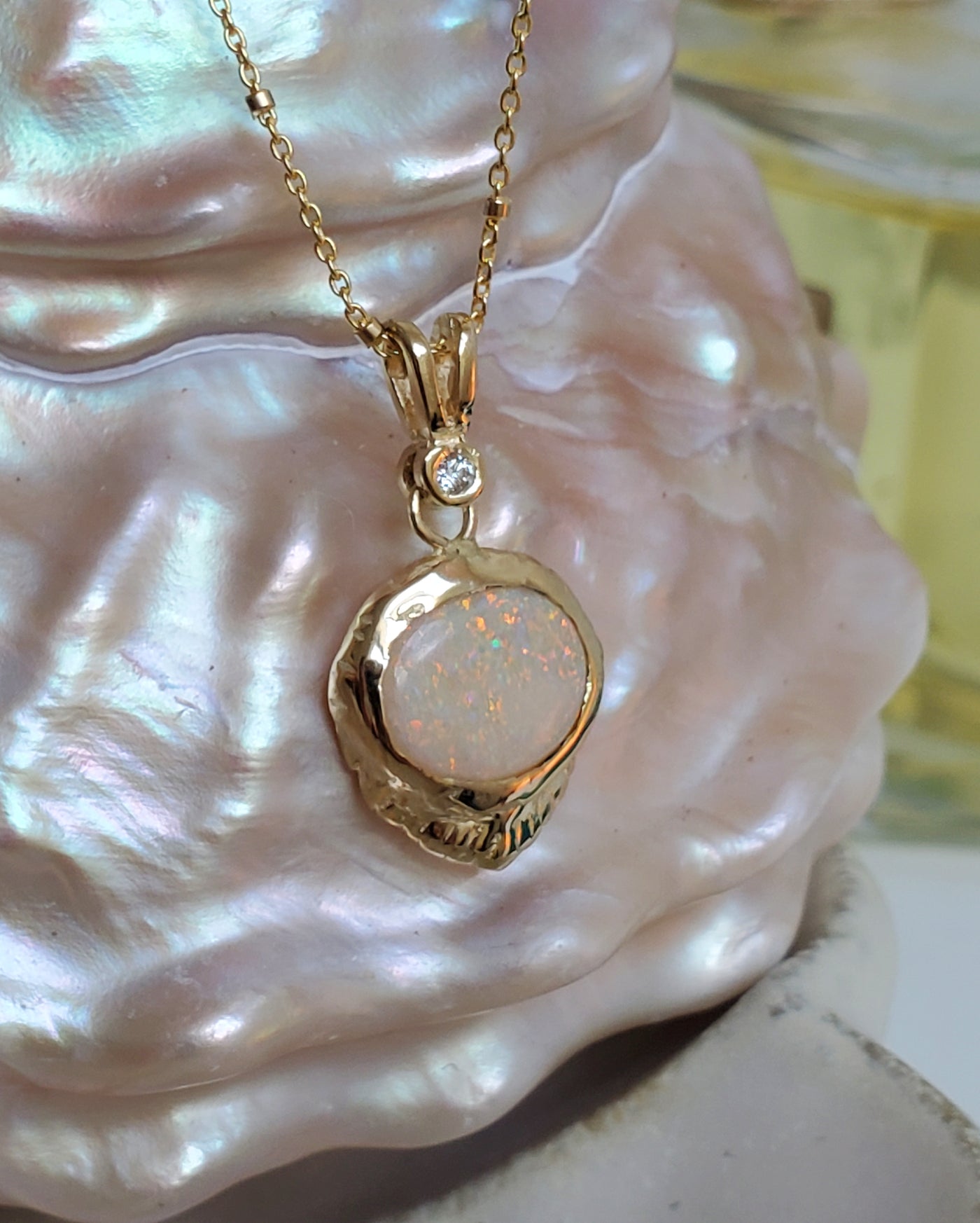 Enchanted Sun Opal Necklace