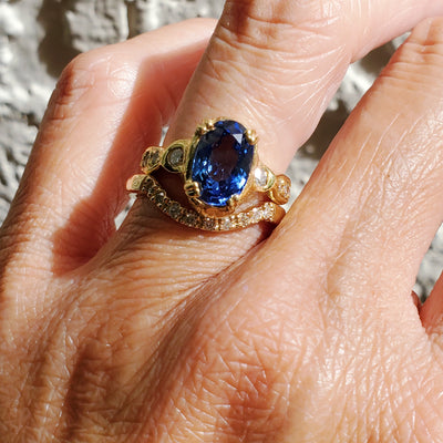 Majestic Blue Sapphire Ring